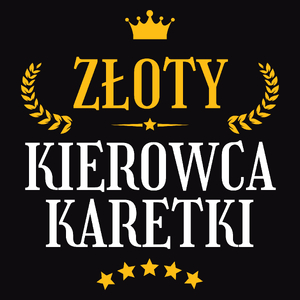 Złoty Kierowca Karetki - Męska Koszulka Czarna