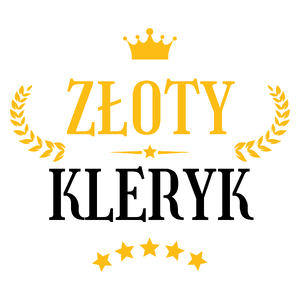 Złoty Kleryk - Kubek Biały