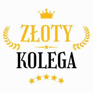 Złoty Kolega - Poduszka Biała