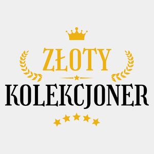 Złoty Kolekcjoner - Męska Koszulka Biała