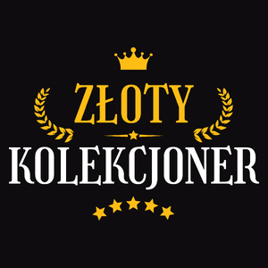 Złoty Kolekcjoner - Męska Koszulka Czarna