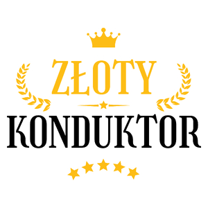 Złoty Konduktor - Kubek Biały