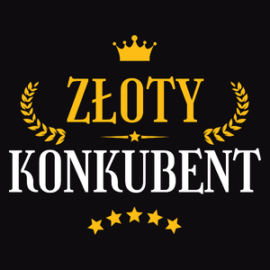 Złoty Konkubent - Męska Koszulka Czarna