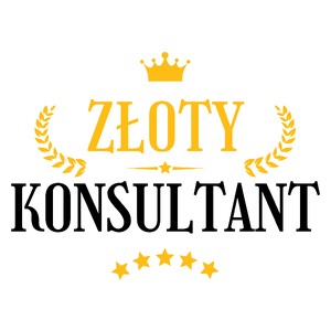 Złoty Konsultant - Kubek Biały