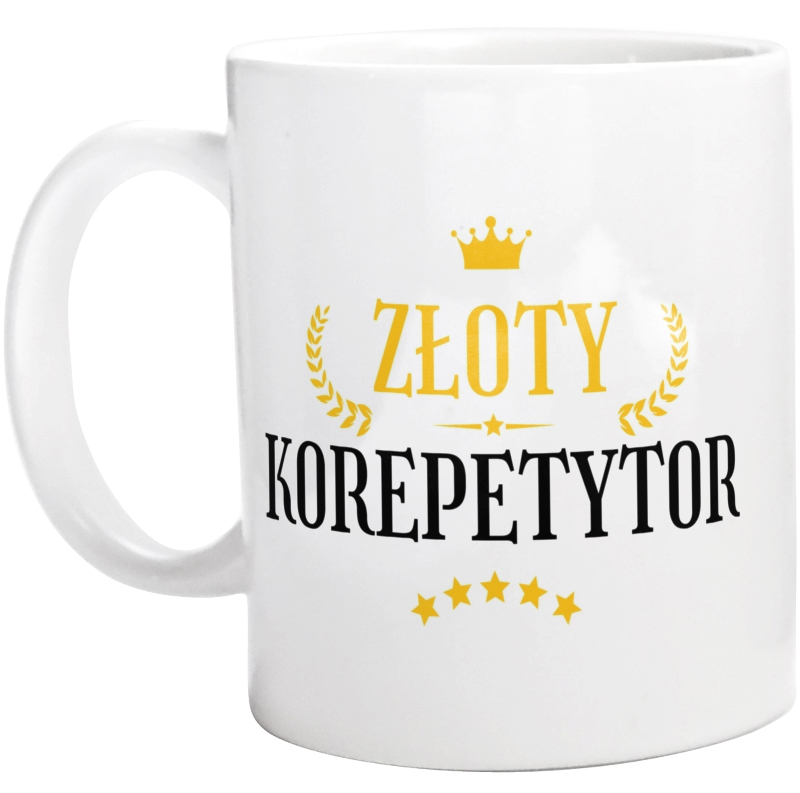 Złoty Korepetytor - Kubek Biały