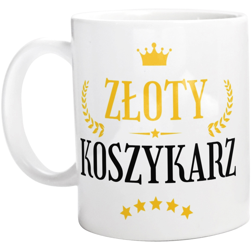 Złoty Koszykarz - Kubek Biały