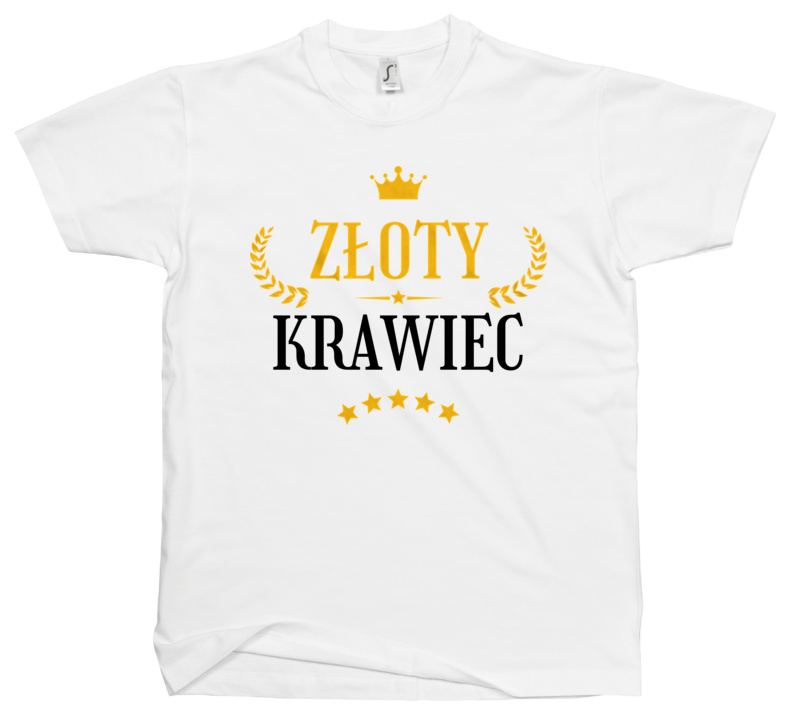 Złoty Krawiec - Męska Koszulka Biała