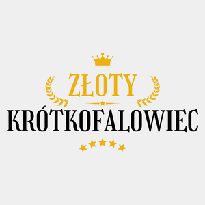 Złoty Krótkofalowiec - Męska Koszulka Biała