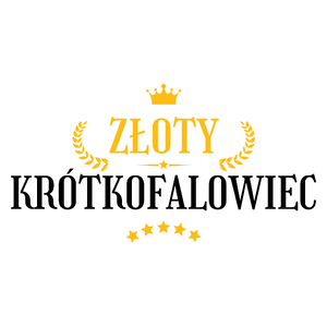 Złoty Krótkofalowiec - Kubek Biały