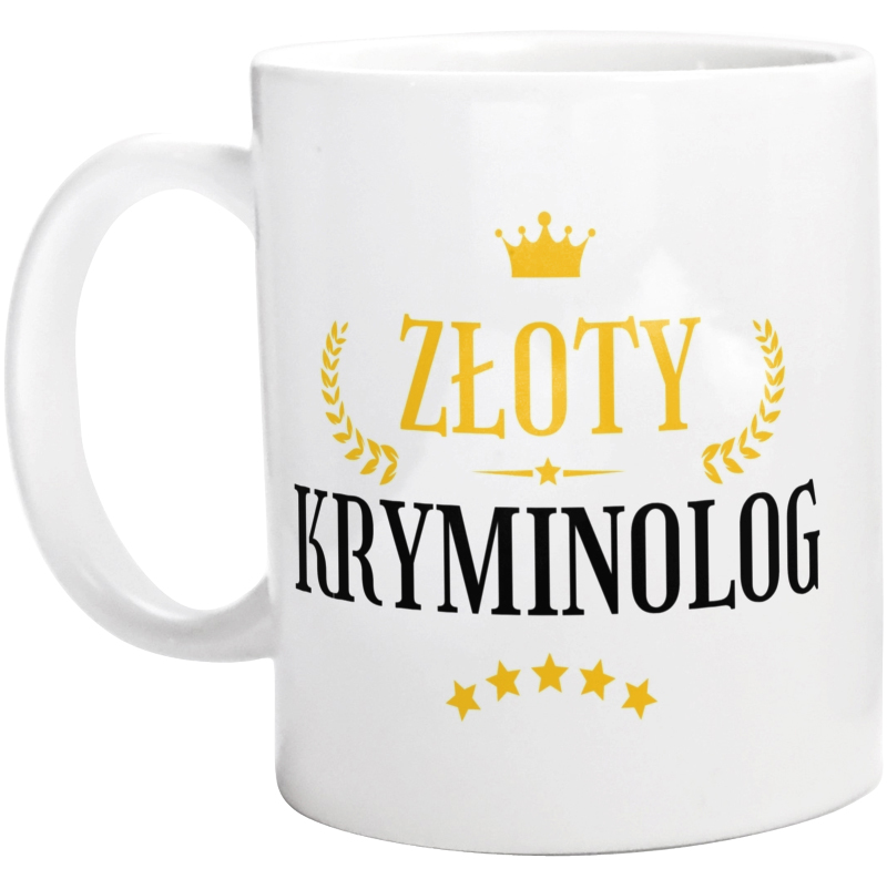 Złoty Kryminolog - Kubek Biały