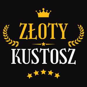 Złoty Kustosz - Męska Koszulka Czarna