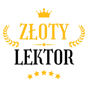 Złoty Lektor - Kubek Biały