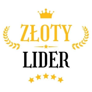 Złoty Lider - Kubek Biały