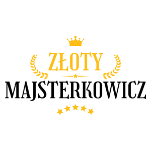 Złoty Majsterkowicz - Kubek Biały