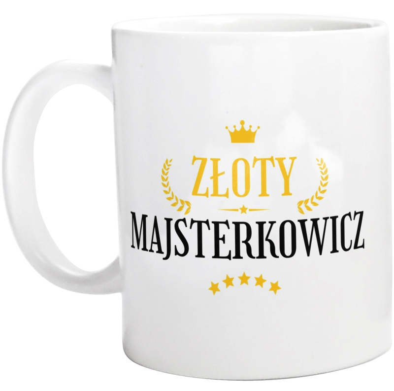 Złoty Majsterkowicz - Kubek Biały