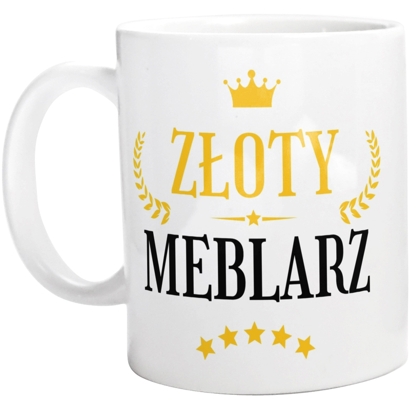 Złoty Meblarz - Kubek Biały