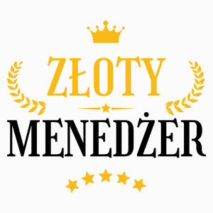 Złoty Menedżer - Poduszka Biała