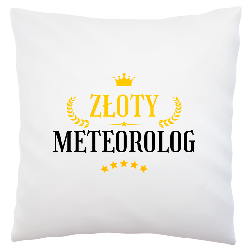 Złoty Meteorolog - Poduszka Biała