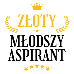 Złoty Młodszy Aspirant - Kubek Biały