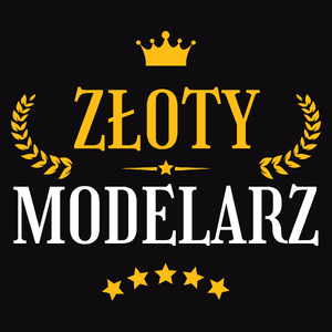 Złoty Modelarz - Męska Bluza Czarna