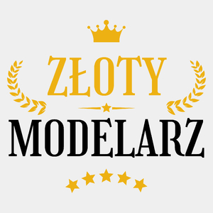 Złoty Modelarz - Męska Koszulka Biała