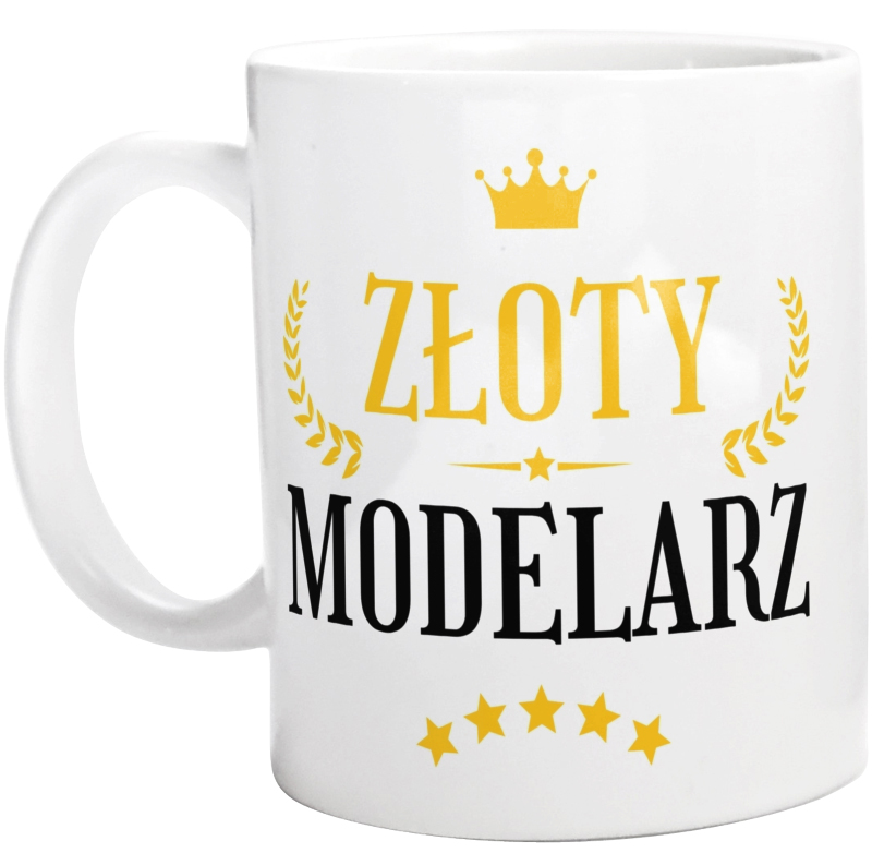 Złoty Modelarz - Kubek Biały