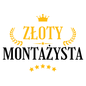 Złoty Montażysta - Kubek Biały