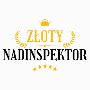 Złoty Nadinspektor - Poduszka Biała