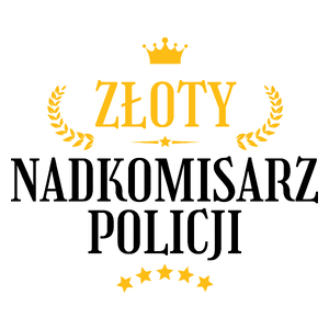 Złoty Nadkomisarz Policji - Kubek Biały