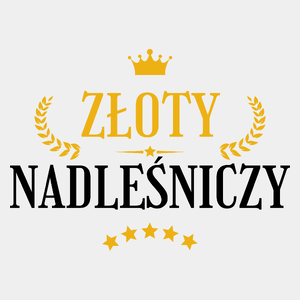 Złoty Nadleśniczy - Męska Koszulka Biała