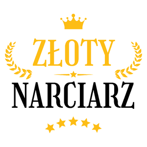 Złoty Narciarz - Kubek Biały