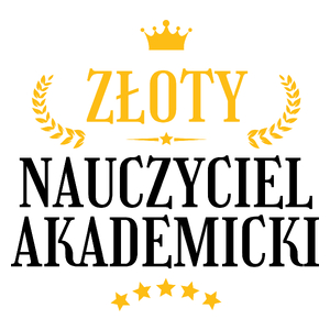 Złoty Nauczyciel Akademicki - Kubek Biały