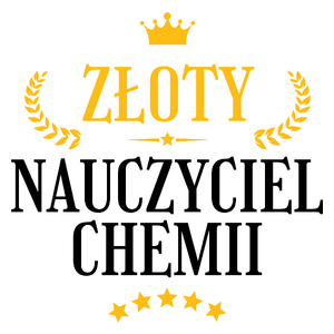 Złoty Nauczyciel Chemii - Kubek Biały