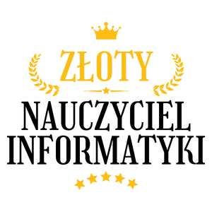 Złoty Nauczyciel Informatyki - Kubek Biały