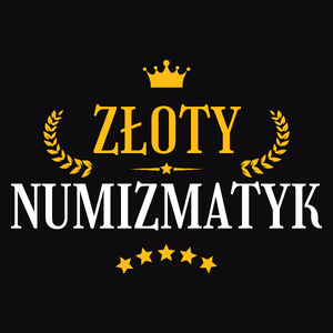 Złoty Numizmatyk - Męska Koszulka Czarna