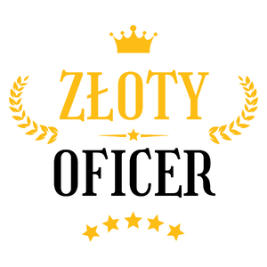 Złoty Oficer - Kubek Biały