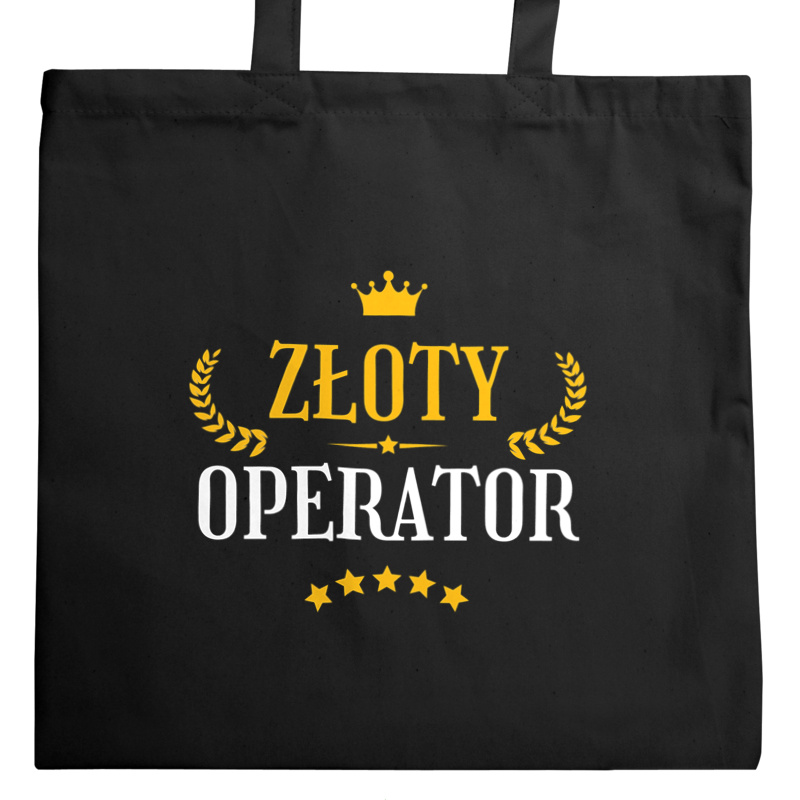 Złoty Operator - Torba Na Zakupy Czarna