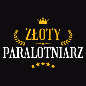 Złoty Paralotniarz - Męska Koszulka Czarna