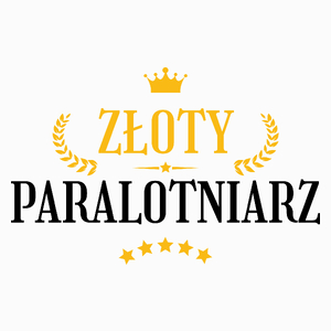 Złoty Paralotniarz - Poduszka Biała