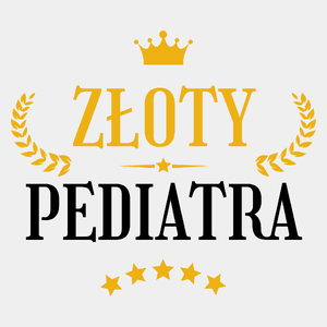 Złoty Pediatra - Męska Koszulka Biała