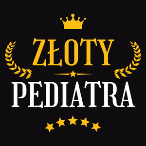 Złoty Pediatra - Męska Koszulka Czarna