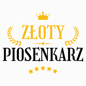 Złoty Piosenkarz - Poduszka Biała