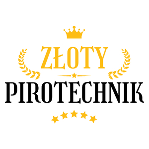 Złoty Pirotechnik - Kubek Biały