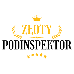 Złoty Podinspektor - Kubek Biały