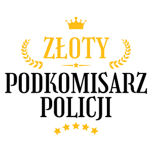 Złoty Podkomisarz Policji - Kubek Biały