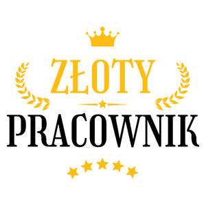 Złoty Pracownik - Kubek Biały