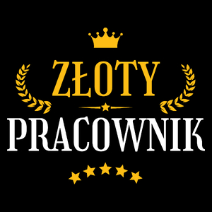 Złoty Pracownik - Torba Na Zakupy Czarna