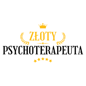 Złoty Psychoterapeuta - Kubek Biały