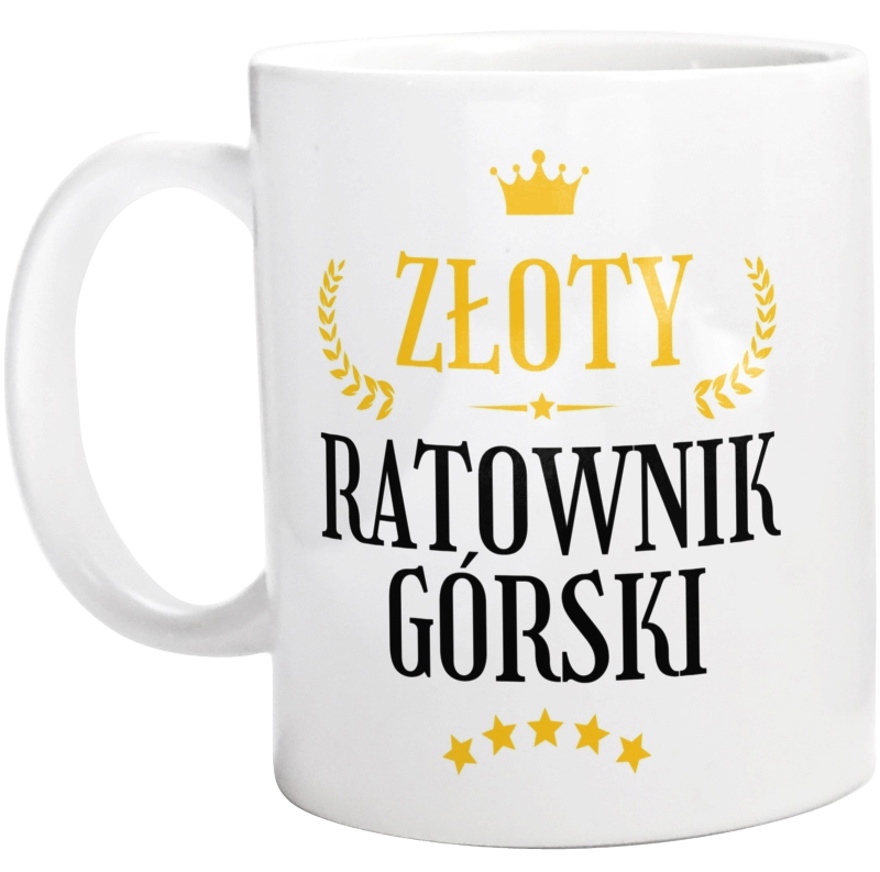 Złoty Ratownik Górski - Kubek Biały