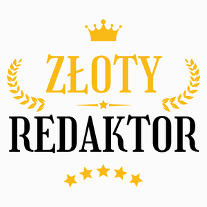 Złoty Redaktor - Poduszka Biała